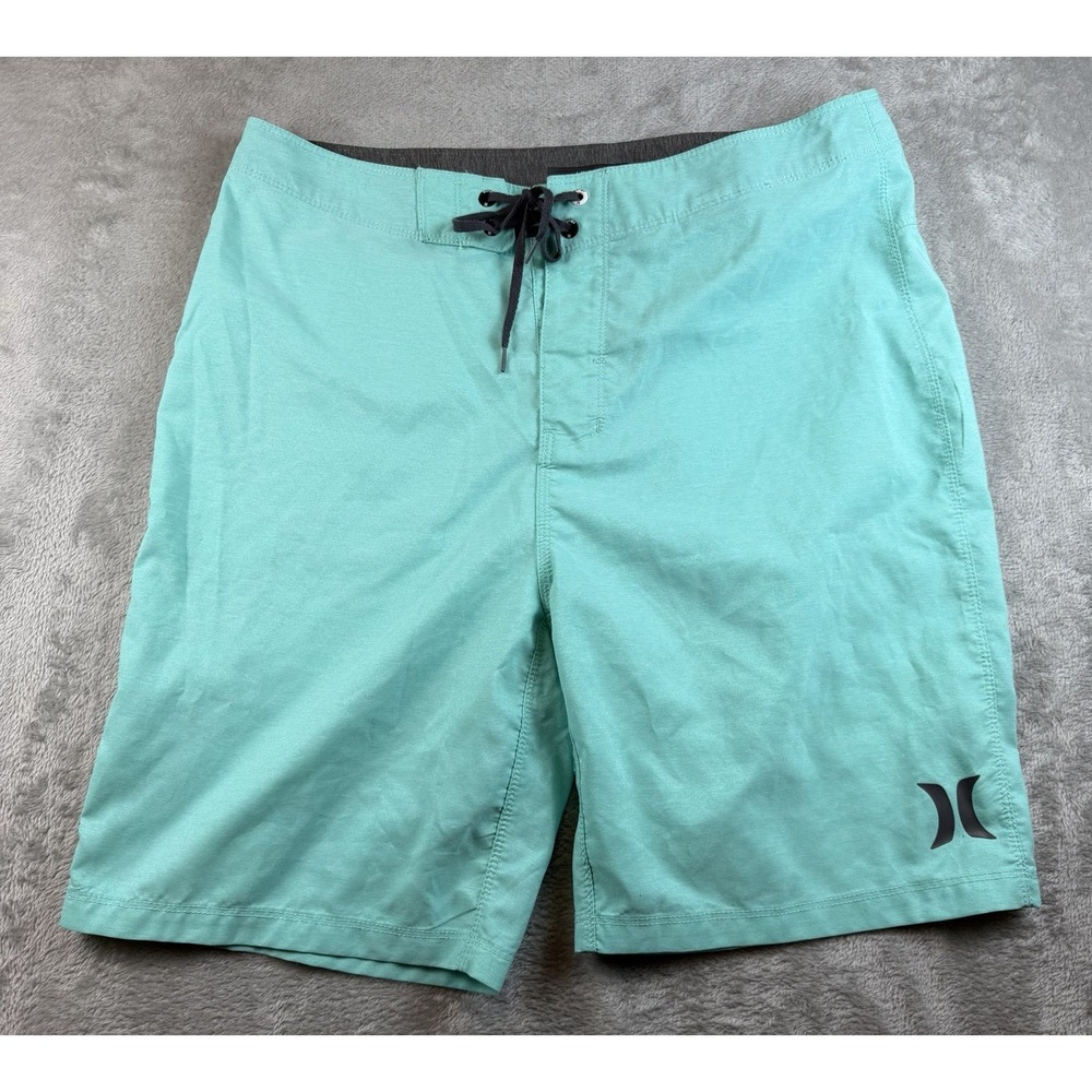 Hurley Board‎ Shorts Mens Size 31 Blue Swim/Surf Trunks 8" Inseam Y2K Style